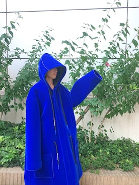 「off white（オフホワイト）のアイテム（ジャケット/アウター）」を使った、fujisakiさん（メンズ・172cm）の秋コーディネート