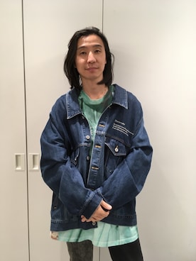 「doublet（ダブレット）のアイテム（Tシャツ/カットソー）」を使った、fujisakiさん（メンズ・172cm）の冬コーディネート