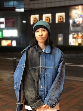 「doublet（ダブレット）のアイテム」を使った、fujisakiさん（メンズ・172cm）の冬コーディネート