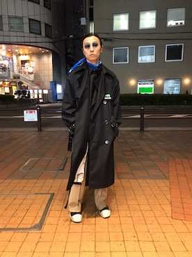 「liberum（リベルム）のアイテム（パンツ）」を使った、fujisakiさん（メンズ・172cm）の冬コーディネート