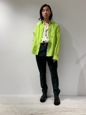 「オンラインを宜しくね」｜fujisakiさん（メンズ・172cm）の春コーディネート