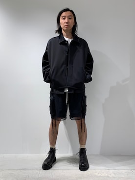 「DISCOVERED（ディスカバード）のアイテム（ジャケット/アウター）」を使った、fujisakiさん（メンズ・172cm）の春コーディネート