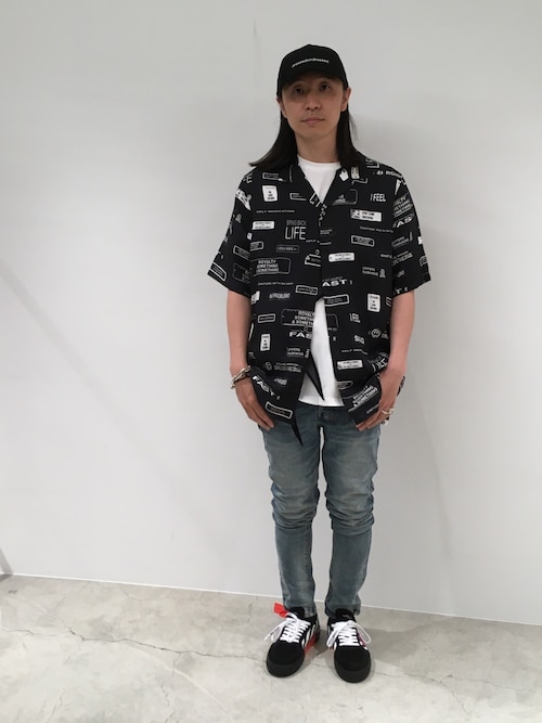 Fujisaki Midwest Osaka Off Whiteのスニーカーを使ったコーディネート Wear