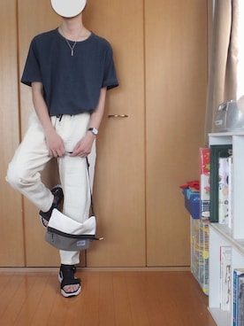 「ALBA（アルバ）のアイテム」を使った、chiakiさん（メンズ・168cm）の夏コーディネート