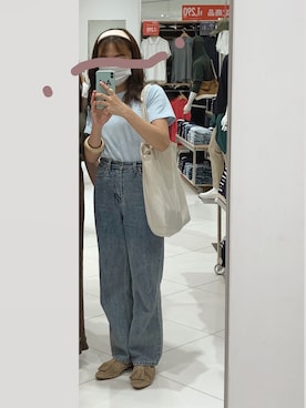 「アイテム（スマホケース/カバー）」を使った、ブラウンさん（レディース・155cm）の夏コーディネート