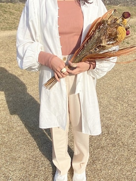 ブラウンさん（レディース・155cm）の春コーディネート