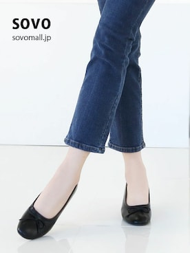 「SOVOMALLのアイテム」を使った、ソヴォさん（レディース・165cm）の夏コーディネート