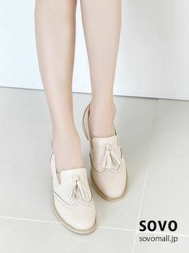 「SOVOMALLのアイテム」を使った、ソヴォさん（レディース・165cm）の夏コーディネート