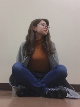 けいさん（レディース・155cm）の冬コーディネート