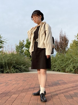 「mel（メル）のアイテム（バッグ）」を使った、けいさん（レディース・155cm）の秋コーディネート