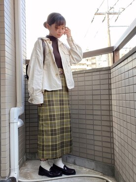 「mel（メル）のアイテム（バッグ）」を使った、けいさん（レディース・155cm）の秋コーディネート