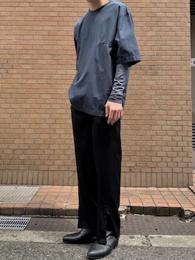 「KIKO KOSTADINOV（キコ コスタディノフ）のアイテム（トップス）」を使った、りん 【GARDEN OSAKA】さん（メンズ・174cm）の春コーディネート