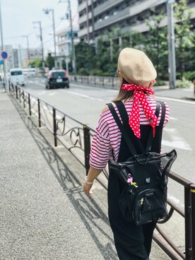 「ストリート服が好き」｜「アイテム（オールインワン・サロペット）」を使った、OwOさん（レディース・156cm）の秋コーディネート