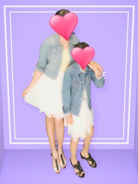 「CECIL McBEE（セシルマクビー）のアイテム（デニムジャケット）」を使った、cocoroさん（レディース・158cm）の春コーディネート