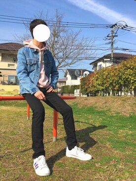 「ORANGE TAB（オレンジタブ）のアイテム」を使った、べべ。さん（メンズ・174cm）の冬コーディネート