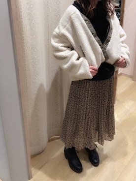 mikaさん（レディース・158cm）の冬コーディネート