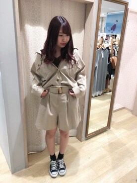 mikaさん（レディース・158cm）の春コーディネート