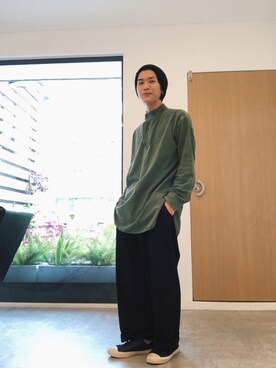 「高雄」｜吳さん（メンズ・168cm）の春コーディネート