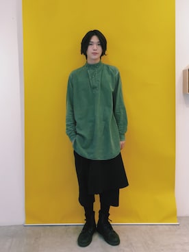 「IMMENSE（イメンス）のアイテム」を使った、吳さん（メンズ・168cm）の夏コーディネート