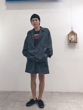 「高雄」｜吳さん（メンズ・168cm）の夏コーディネート
