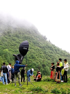 「model」｜「アイテム（ジャケット/アウター）」を使った、张爷さん（キッズ・122cm）の春コーディネート