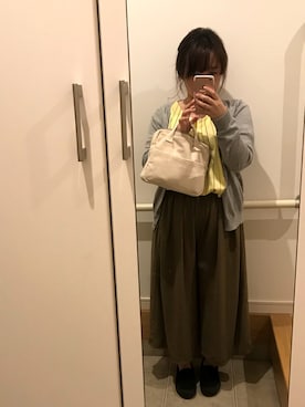 「近所」｜「アイテム（スリッポン）」を使った、kiyaさん（レディース・147cm）の春コーディネート