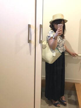 「COLORS（カラーズ）のアイテム」を使った、kiyaさん（レディース・147cm）の夏コーディネート