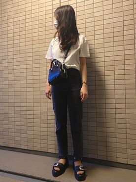 「H&M（エイチ・アンド・エム）のアイテム（腕時計）」を使った、hiiさん（レディース・160cm）の夏コーディネート