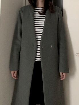 「BEAMS（ビームス）のアイテム（その他アウター）」を使った、gmさん（レディース・159cm）の秋コーディネート
