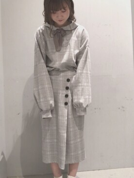 Earth Music Ecology アースミュージックアンドエコロジー の チェックジャガードパーカー パーカー Wear