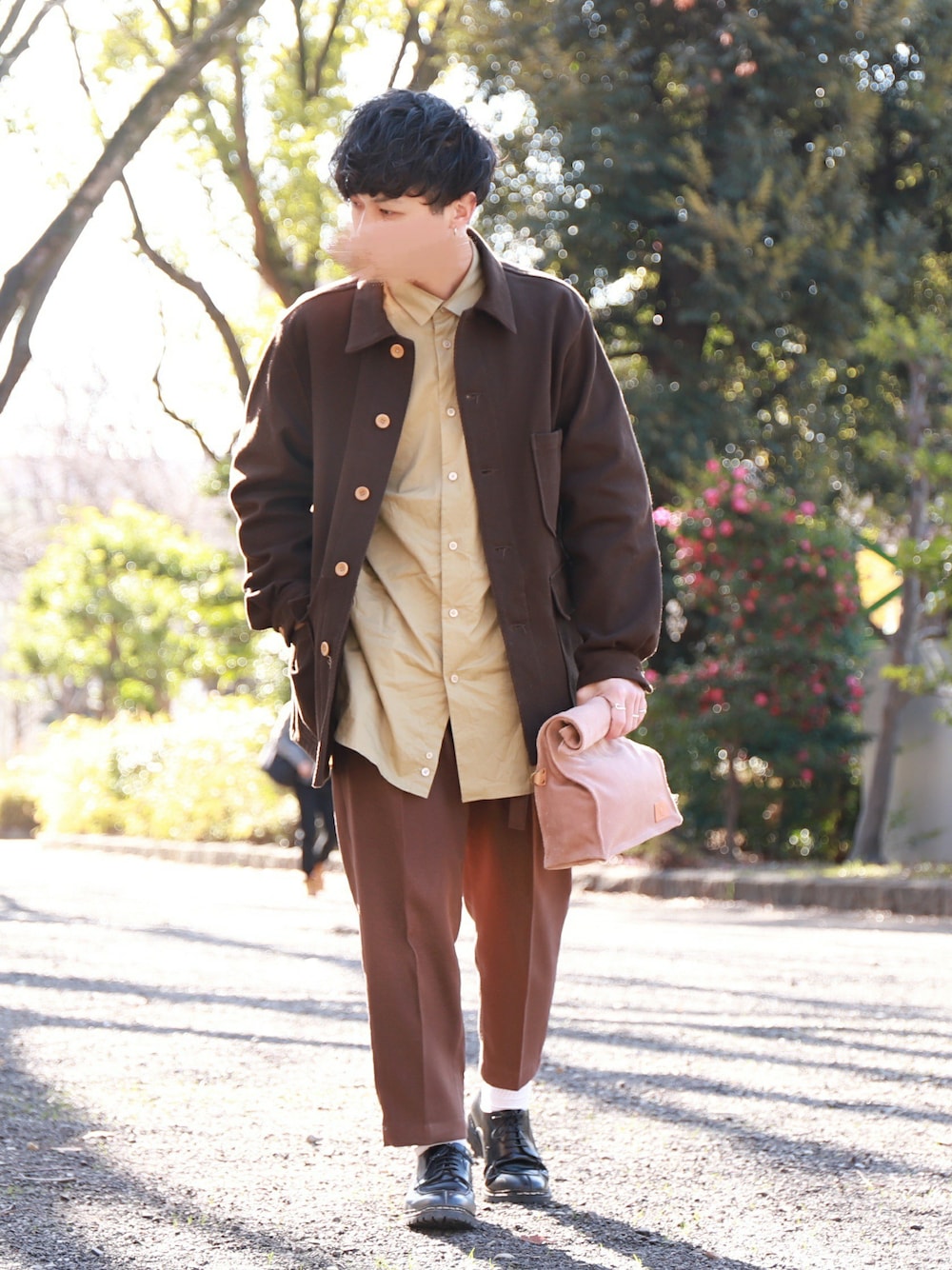 Laluce バゲットバッグ