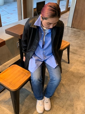 「Veil（ベール）のアイテム」を使った、YUKAさん（レディース・160cm）の冬コーディネート