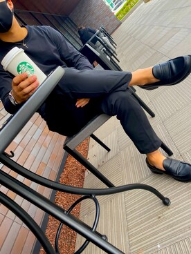 ⚫️⚪️モノクロゆーや⚪️⚫️さん（メンズ・168cm）の春コーディネート