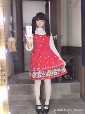 Dolly Girl By Anna Sui ドーリーガール バイ アナ スイ のワンピース ドレスを使った人気ファッションコーディネート Wear
