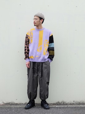 「POLIQUANT（ポリクアント）のアイテム」を使った、JIONさん（メンズ・185cm）の冬コーディネート