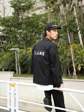 CLANE HOMME】クラネロゴコーチジャケットを使った人気ファッション 