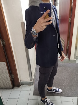 「SPAO（スパオ）のアイテム（ジャケット/アウター）」を使った、Ryan SOさん（メンズ・182cm）の冬コーディネート