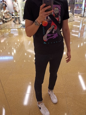 「通勤穿搭」｜「アイテム（腕時計）」を使った、Ryan SOさん（メンズ・182cm）の夏コーディネート