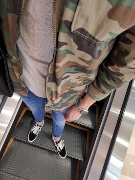 「PULL&BEAR（プルアンドベア）のアイテム（ジャケット/アウター）」を使った、Ryan SOさん（メンズ・182cm）の冬コーディネート