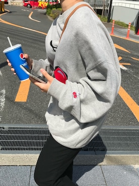「KIRSH（キルシー）のアイテム（スウェット）」を使った、鈴花さん（レディース・150cm）の秋コーディネート