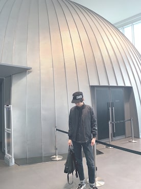 「ZOZO（ゾゾ）のアイテム（デニムパンツ、ブラック系）」を使った、Shunya Kさん（メンズ）の秋コーディネート