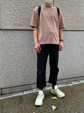 「AURALEE（オーラリー）のアイテム（スニーカー）」を使った、Shunya Kさん（メンズ・180cm）の秋コーディネート