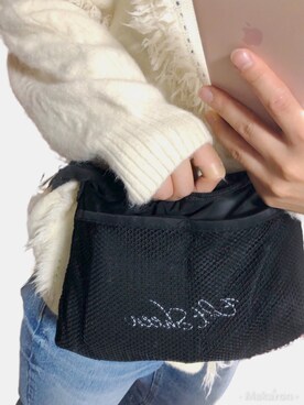 「Edit Sheen（エディットシーン）のアイテム（ボディバッグ/ウエストポーチ）」を使った、mimi♥さん（レディース・157cm）の秋コーディネート