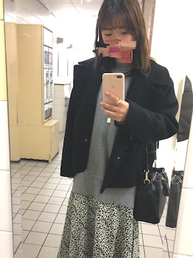 「Rodeo Crowns（ロデオクラウンズ）のアイテム（その他アウター）」を使った、mimi♥さん（レディース・157cm）の冬コーディネート
