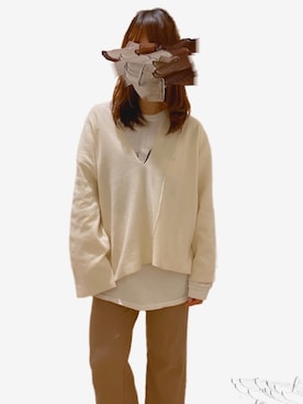 「epimi épimmy」｜「アイテム（パンツ）」を使った、mimi♥さん（レディース・157cm）の秋コーディネート