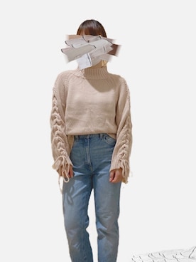 「ハイウエストストレートジーンズ」｜mimi♥さん（レディース・157cm）の秋コーディネート