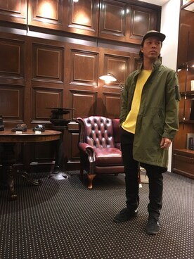 nano・universe 渋谷神南 Mensさんの「M-65モッズコート」を使ったコーディネート