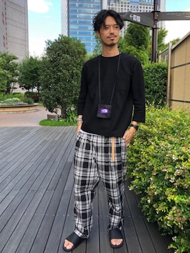 「MENS」｜miyamoto_さん（メンズ・181cm）の夏コーディネート