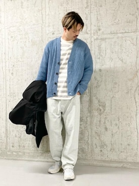 「green label relaxing（グリーンレーベルリラクシング）のアイテム（モッズコート）」を使った、miyamoto_さん（メンズ・181cm）の冬コーディネート
