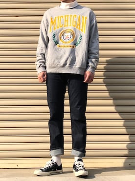 Bさん（メンズ・178cm）の春コーディネート